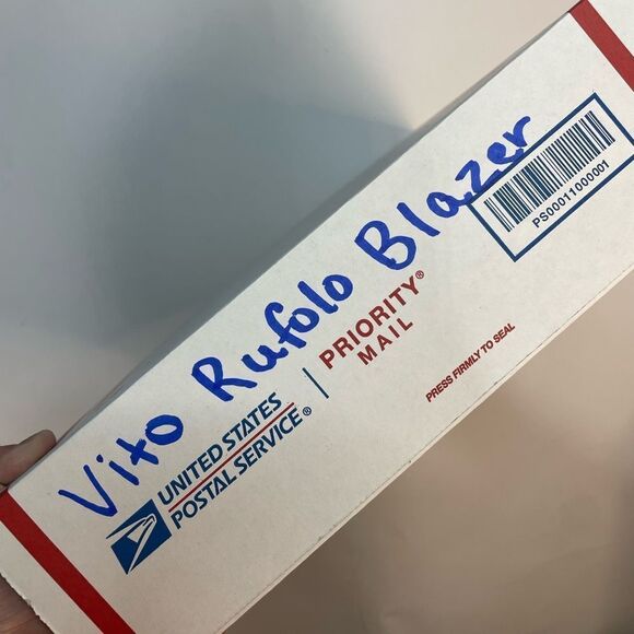 5 for $25🔥Vito Rufolo Grey Blazer Sports Jacket Size 46 Regular - Picture 7 of 7